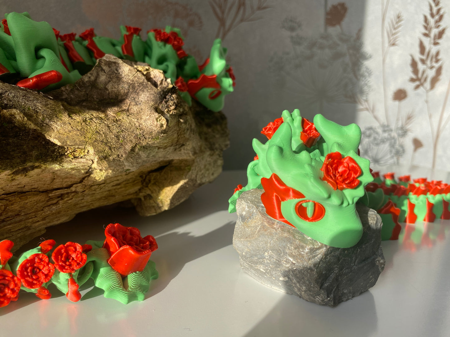 Sabre Rose Dragon with Matching Egg