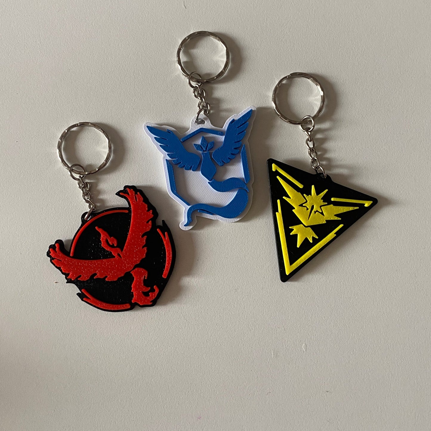 Pokemon Team Keyrings