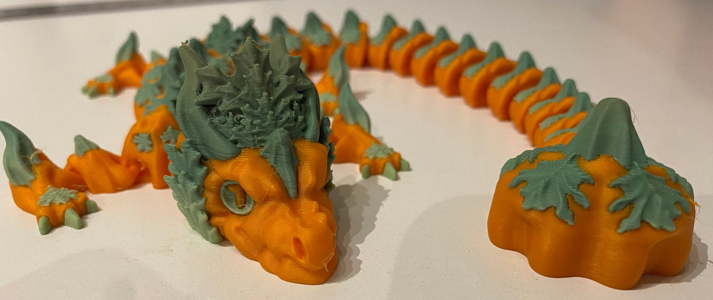 Sabre Autumn Pumpkin Dragon