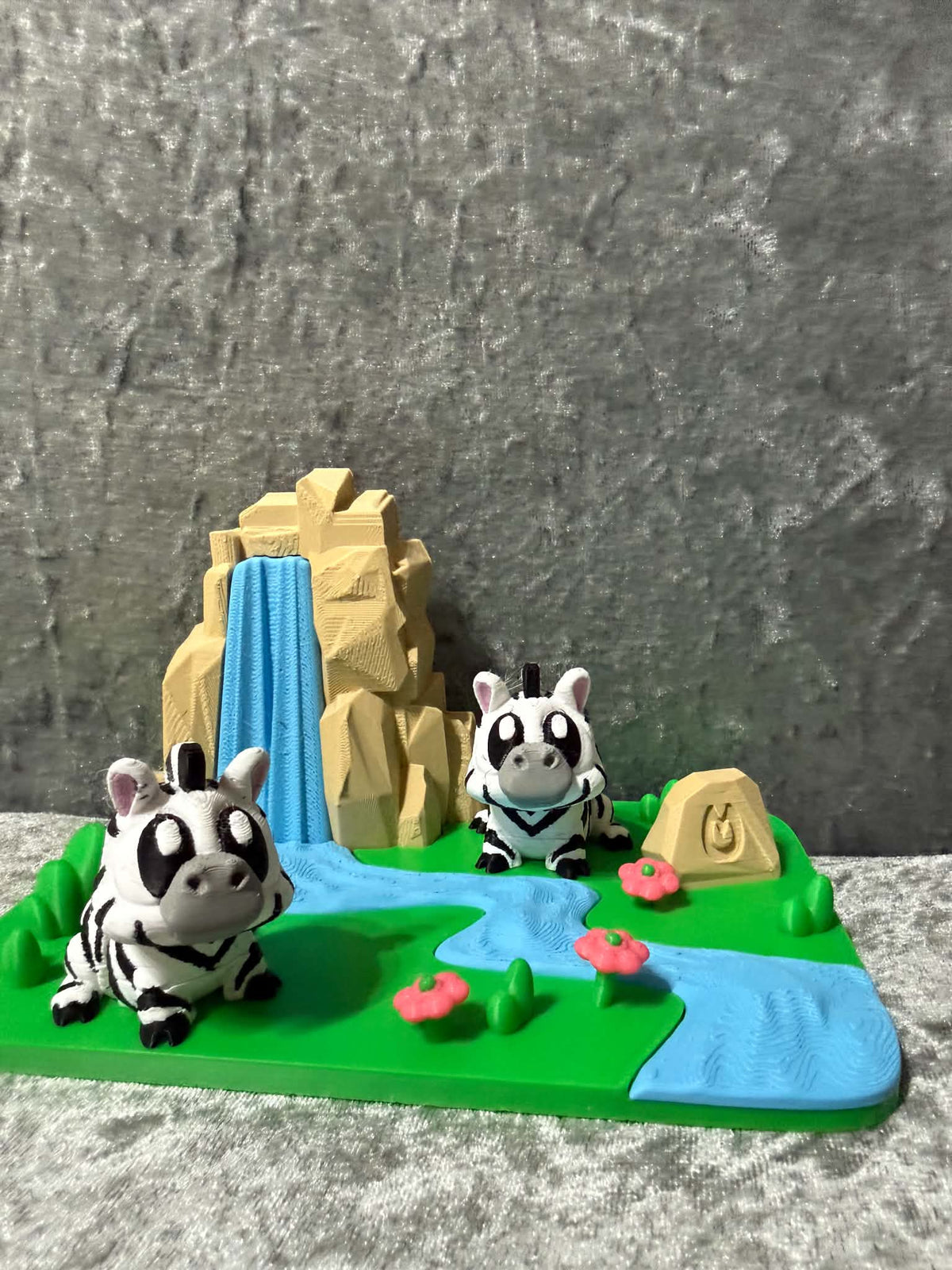 Cute little Zebra playset