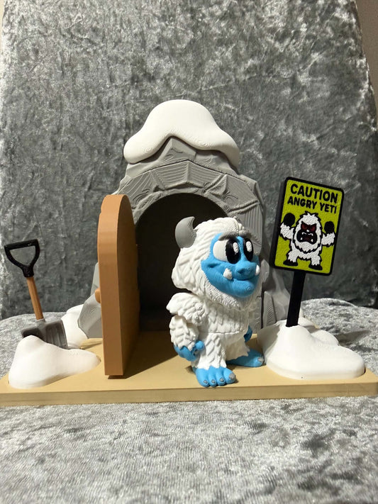 Cute little Yeti playset