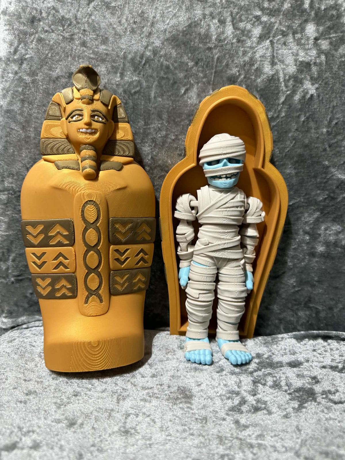 Egyptian Mummy with Sarcophagus