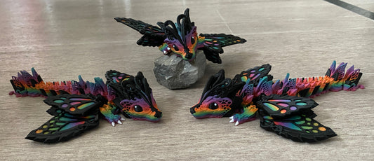 Baby Wolf Butterfly Dragon