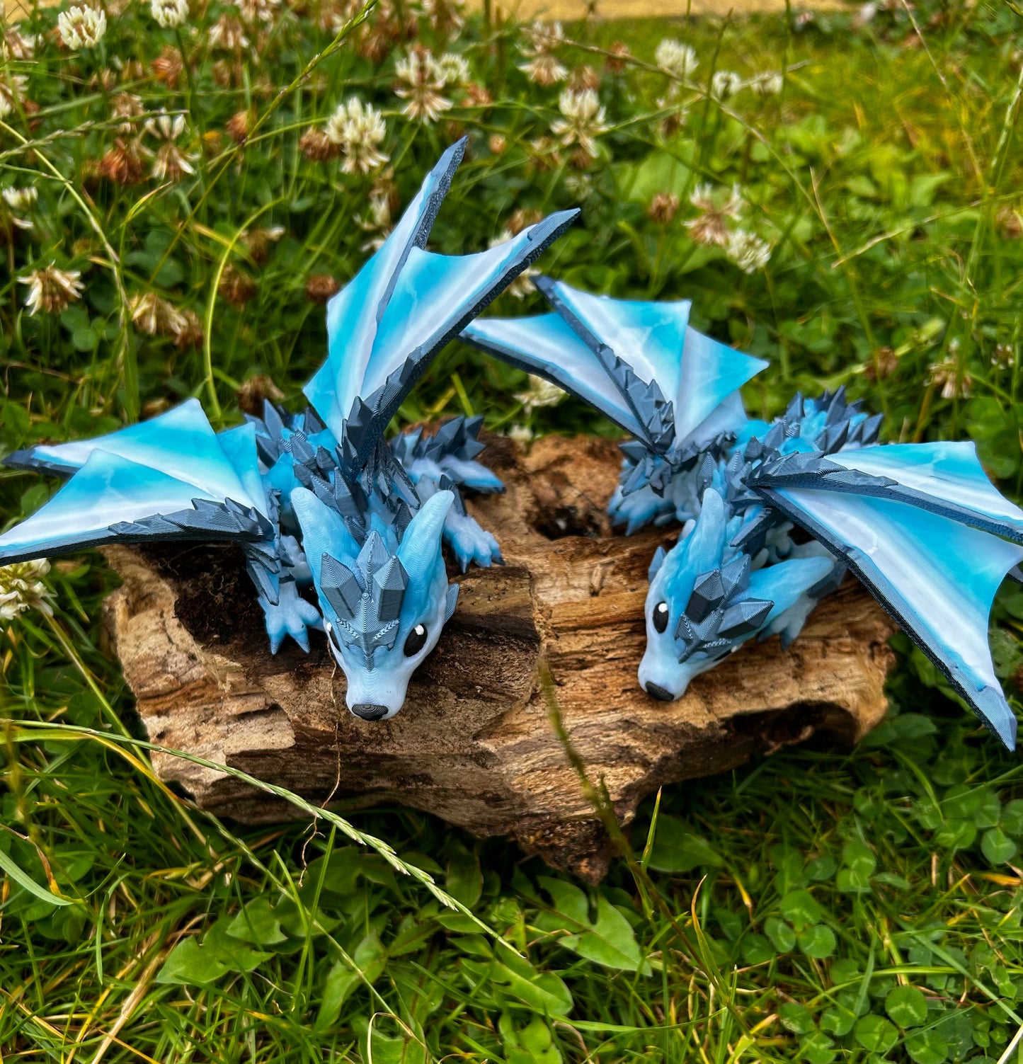 Baby Crystal Wolf Dragon