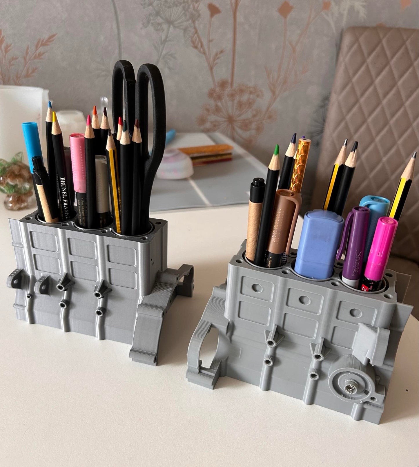 Engine Pencil Pot