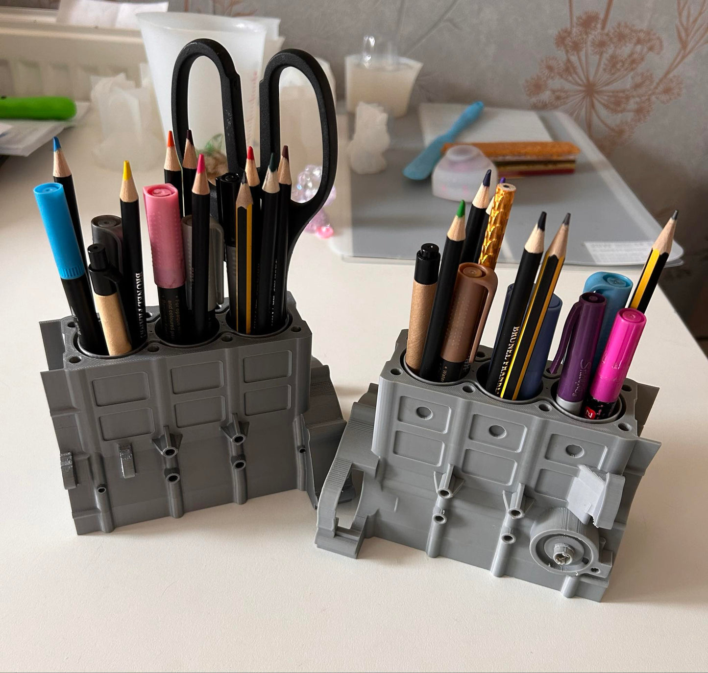 Engine Pencil Pot