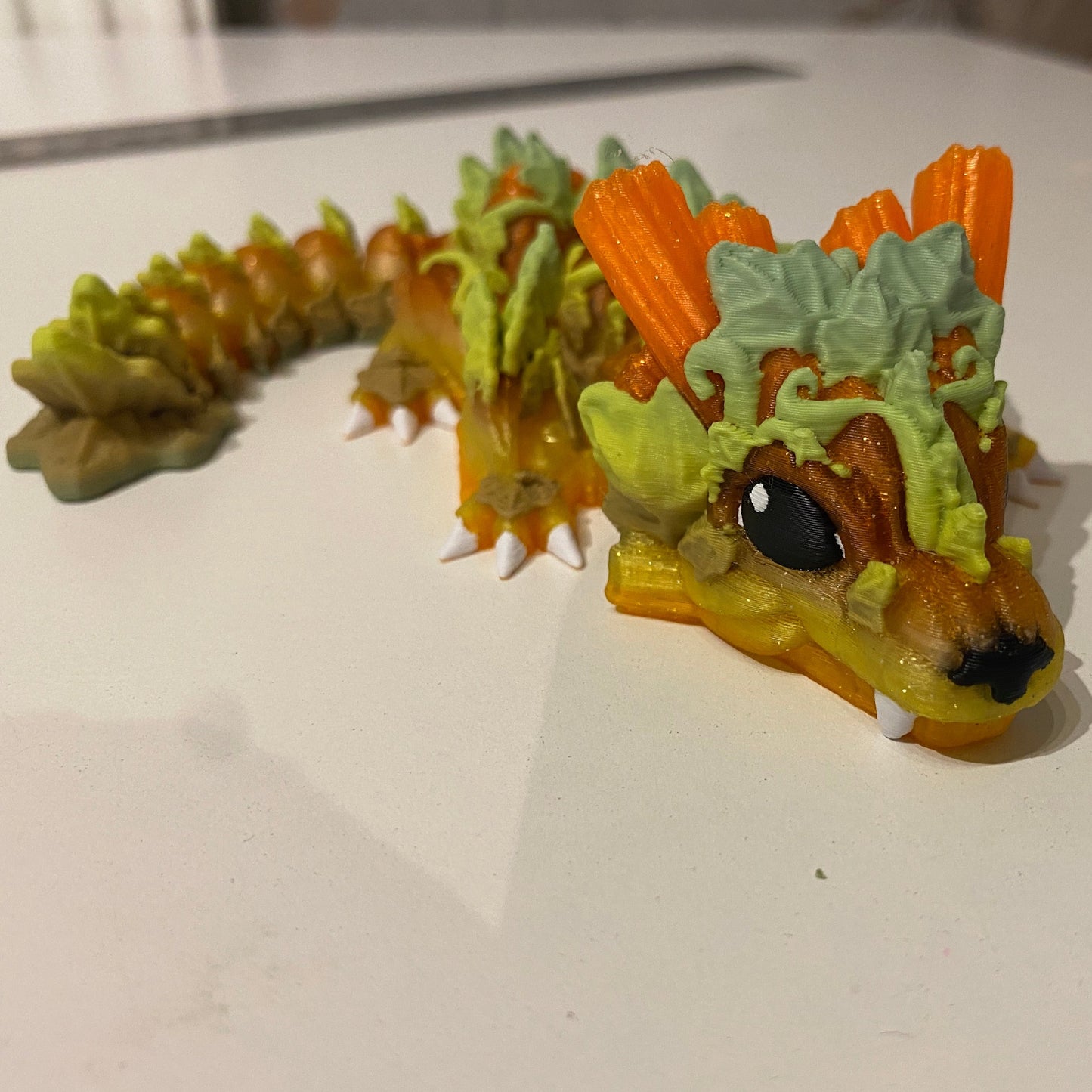 Baby Autumn Pumpkin Dragon